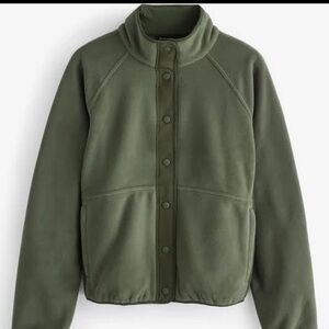 ISO Athleta Overlook Microfleece jacket fleece coat green XL ISO